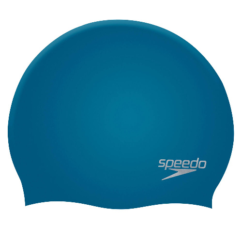 Шапочка для плавания SPEEDO Plain Molded Silicone Cap, Цвет основной Синий