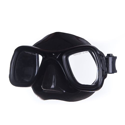 Маска для плавания SALVAS Sphera Black Sil, профессиональная, размер взрослый, черная