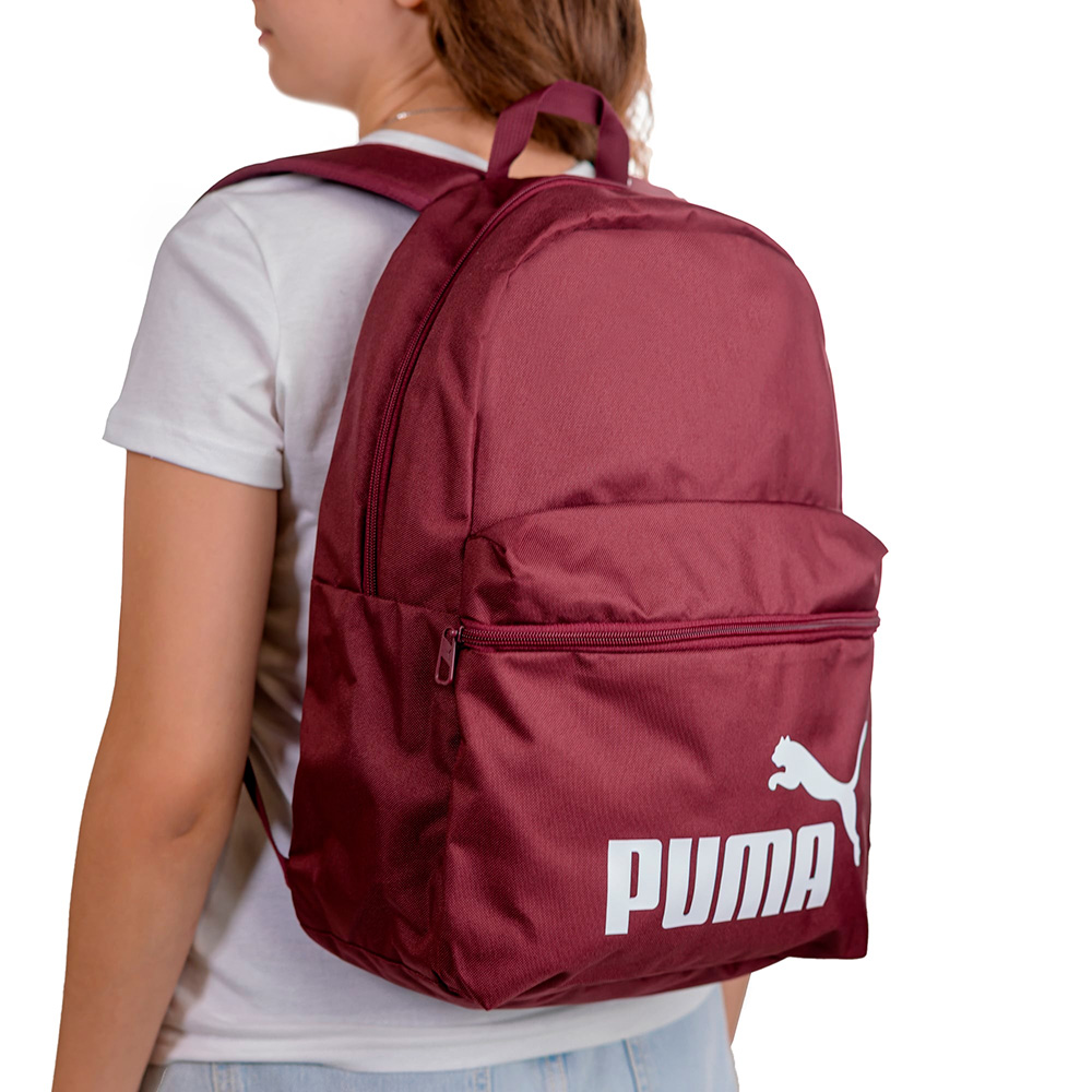 Рюкзак PUMA Phase Backpack, 41x28x14см, Цвет основной Бордовый