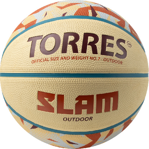 Мяч баскетбольный TORRES Slam, Размер 7