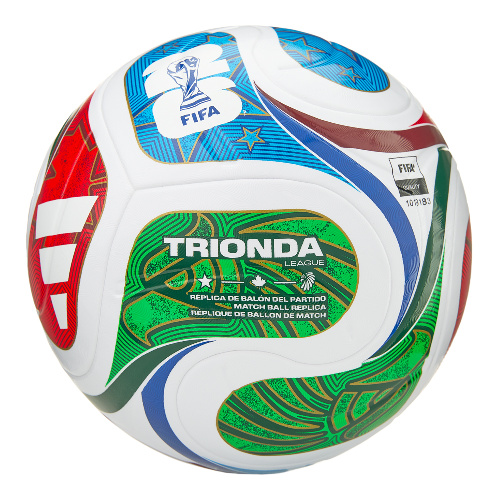 Мяч футбольный ADIDAS WC26 Trionda League BOX JD8045, размер 5, FIFA Quality, Размер 5