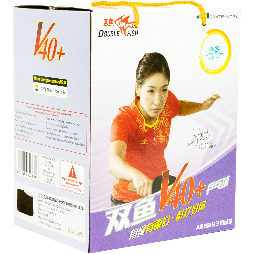 Мяч для настольного тенниса Double Fish No-Star Ball , 100 шт