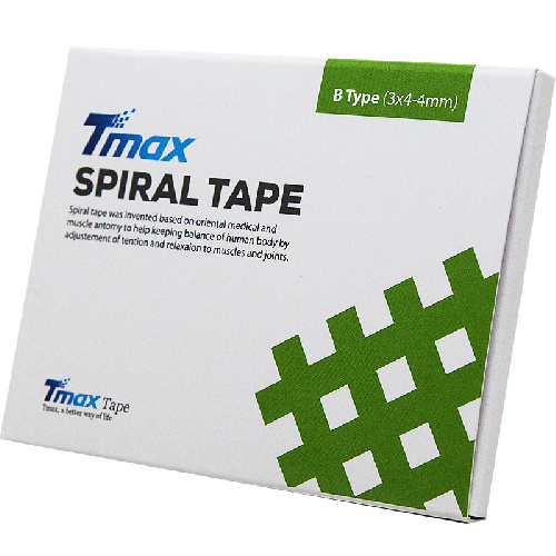 Кросс-тейп TMAX Spiral Tape Type B, 20 листов, Цвет основной Телесный