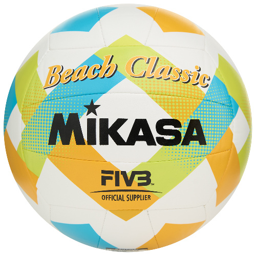 Мяч для пляжного волейбола Mikasa, Цвет основной Сине-желтый
