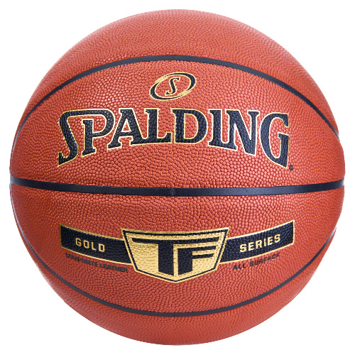 Мяч баскетбольный Spalding Gold TF, микрофибра, Размер 7