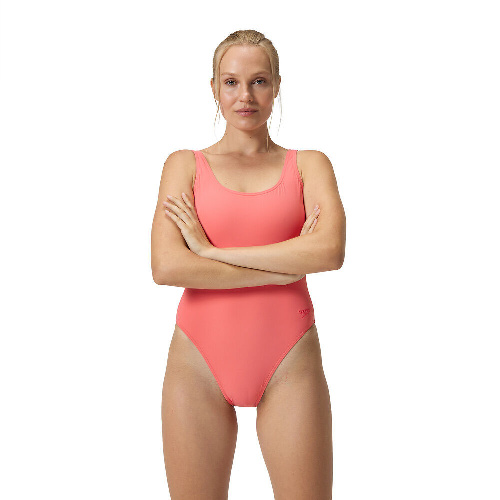 Купальник SPEEDO Textured Belted Deep, Цвет основной Коралловый, Размер р.30