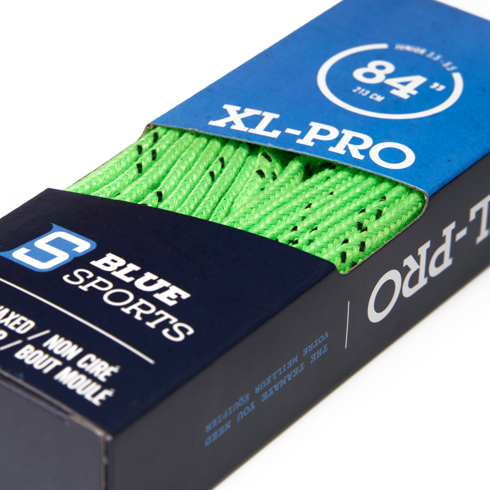 Шнурки для коньков Blue Sports XL-PRO, длина 213см, Цвет основной Лайм, Размер 213 см