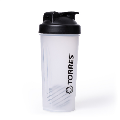 Шейкер спортивный TORRES, 600 мл, Цвет основной Прозрачный