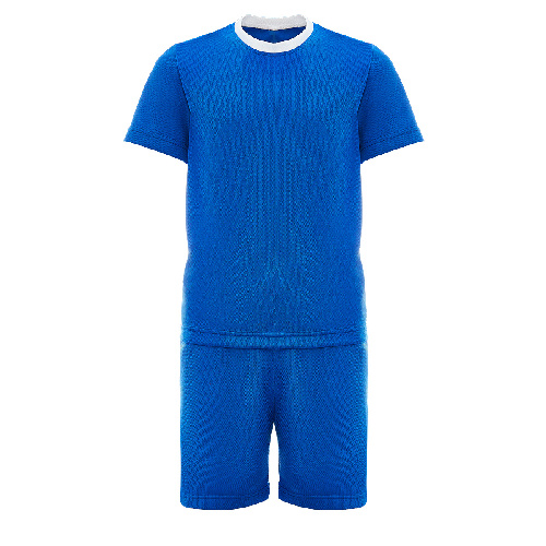 Форма футбольная игровая TORRES Sport Junior, Цвет основной Васильковый/Белый, Размер 128 см