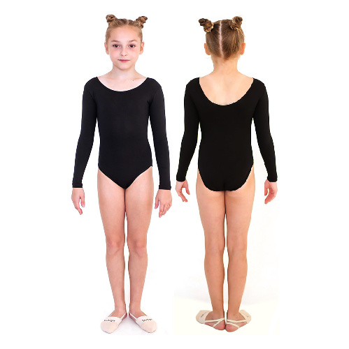 Купальник гимнастический с длинным рукавом Indigo SM-094, Размер 32