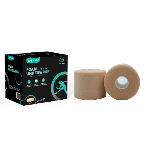 Тейп спортивный WINNER подкладочный, размер 7 см х 27м, 48 шт, бежевый