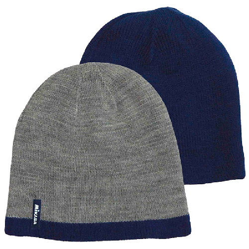 Шапка спортивная зимняя MIKASA, Цвет основной Серо-темносиний