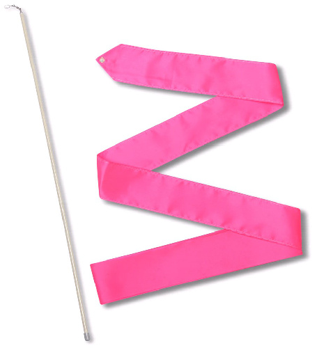 Лента гимнастическая с палочкой 50см