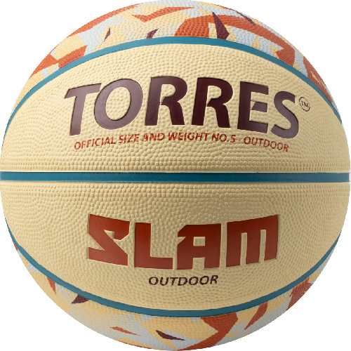 Мяч баскетбольный TORRES Slam, Размер 5