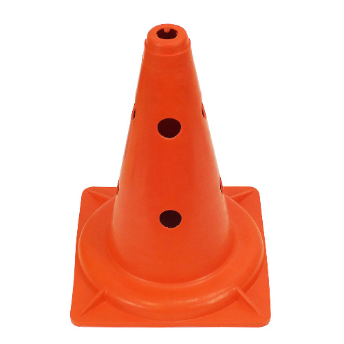 Конус тренировочный, с отверстиями, мягкий пластик, 32см