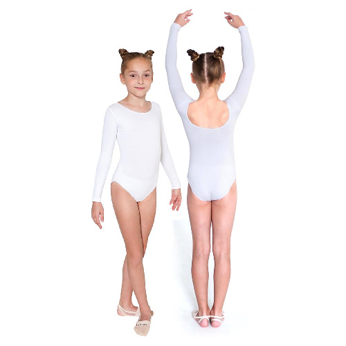 Купальник гимнастический с длинным рукавом Indigo SM-093, Размер 30