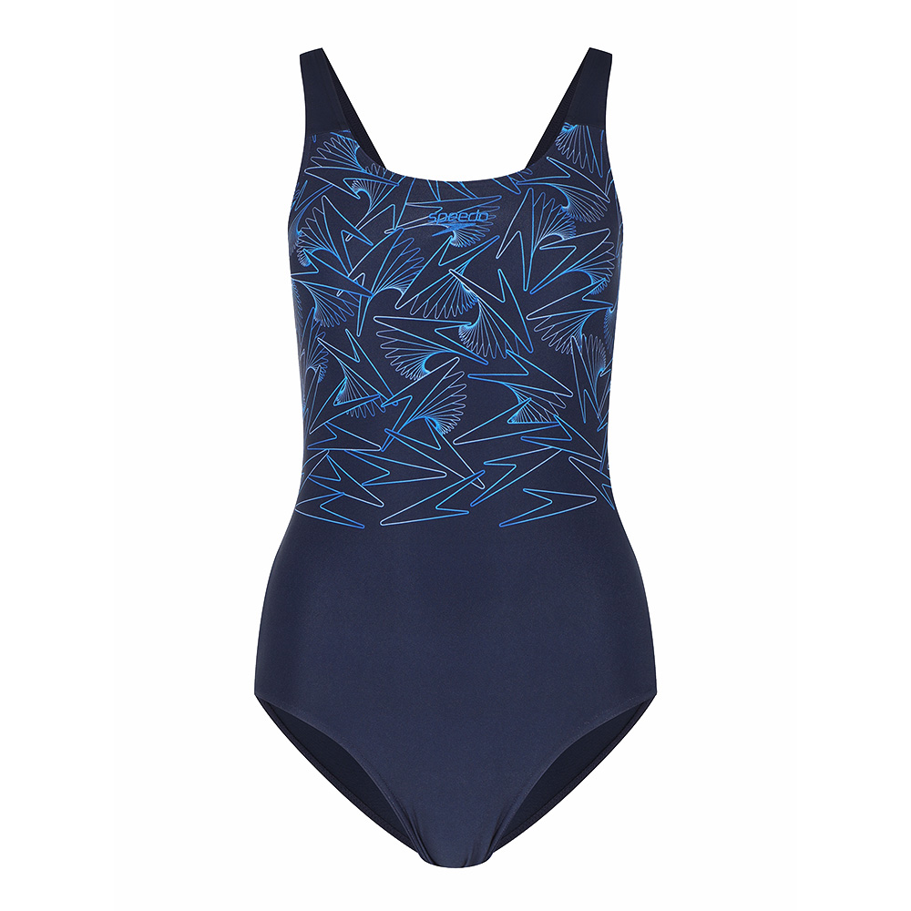 Купальник SPEEDO Hyperboom Splice Muscleback, Цвет основной Темно-синий, Размер р.30