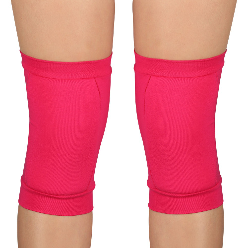 Наколенники для гимнастики и танцев INDIGO SM-113, Цвет основной Фуксия, Размер l