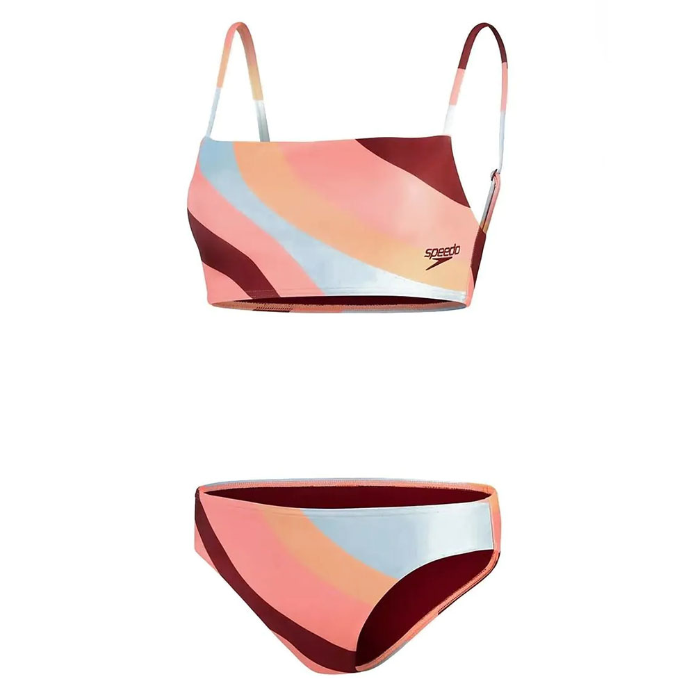 Купальник SPEEDO Womens Printed Adjustable Thinstrap 2 Piece, Размер р.32