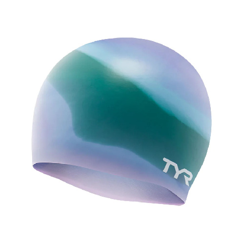 Шапочка для плавания TYR Multi Silicone Cap, Цвет основной Фиолетовый