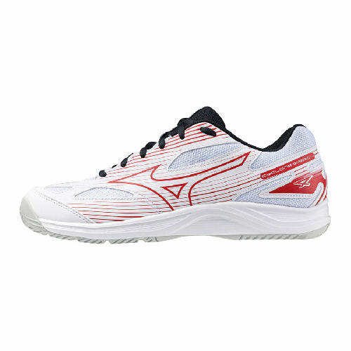 Кроссовки волейбольные MIZUNO Cyclone Speed 4, мужские, Цвет основной Бело-красный, Размер 41.5