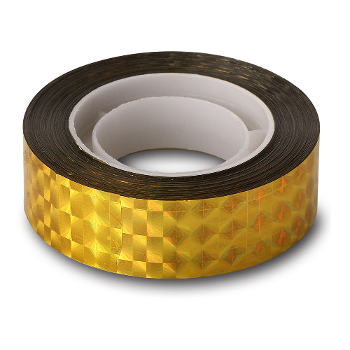 Обмотка для гимнастического обруча, ширина 1,2см., длина 10м., Цвет основной Золотистый