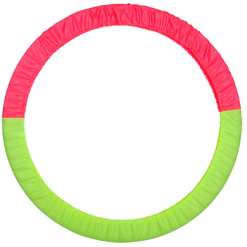 Чехол для обруча гимнастического INDIGO, Цвет основной Желто-розовый