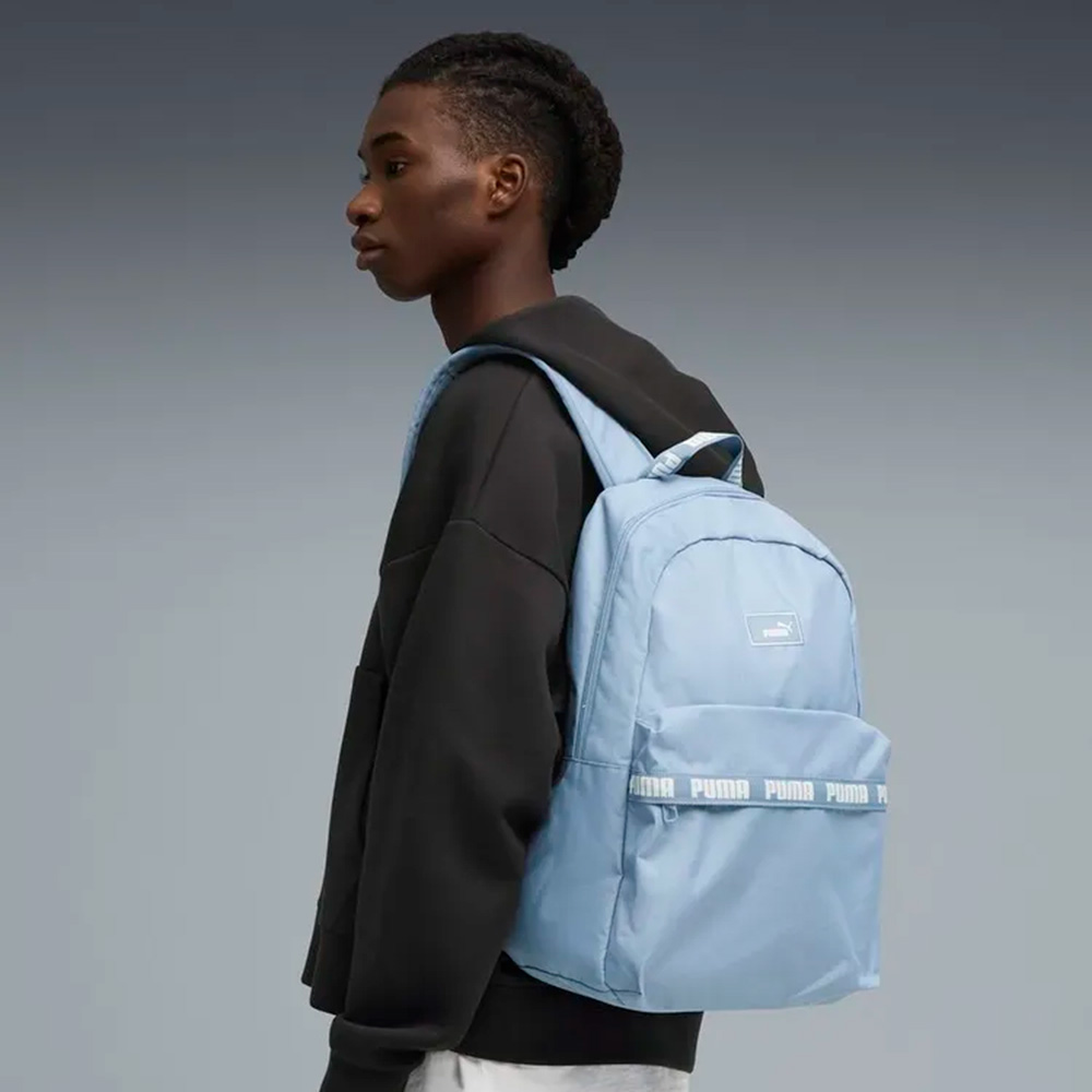 Рюкзак PUMA Phase Tape Backpack, 44x31x13см, Цвет основной Голубой