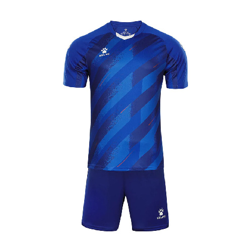 Форма футбольная KELME, взрослая, Цвет основной Ярко-синий, Размер s