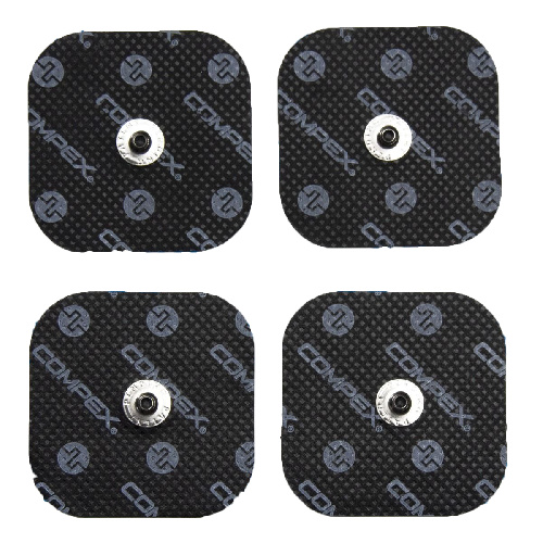 Электроды для миостимуляции COMPEX Performance Snap, 5 х 5 см, 4шт. в упаковке