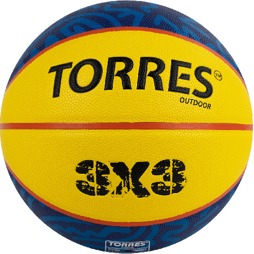Мяч баскетбольный (стритбол) TORRES 3х3 Outdoor, размер 6