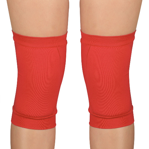 Наколенники для гимнастики и танцев INDIGO SM-113, Цвет основной Красный, Размер l
