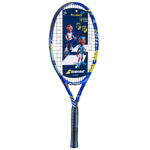 Ракетка для большого тенниса Babolat Ballfighter 23, для детей 7-9 лет, алюминий, Цвет основной Синий
