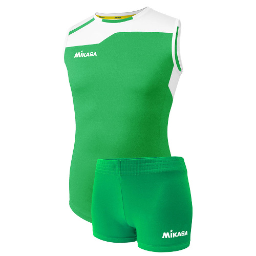 Форма волейбольная MIKASA, женская, Цвет основной Зелено-белый, Размер s