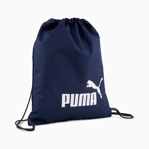 Мешок для обуви PUMA Phase Gym Sack, 43*37*0,5, Цвет основной Темно-синий