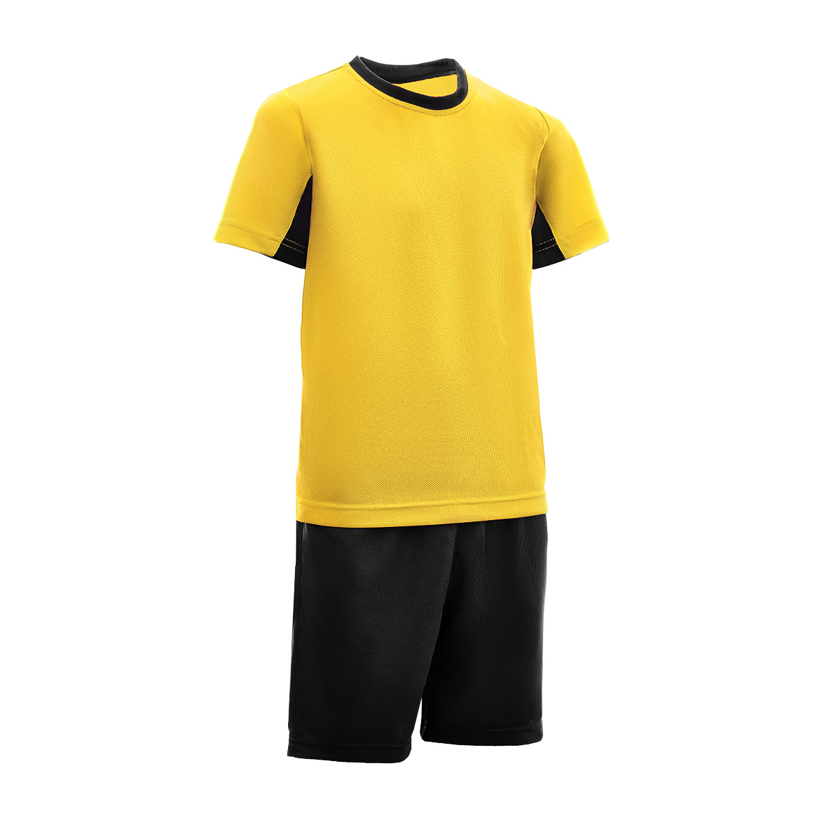 Форма футбольная игровая TORRES Classic Junior, Цвет основной Желтый/Черный, Размер 128 см