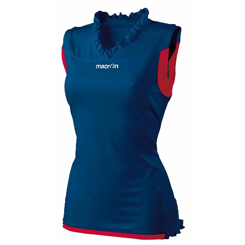 Майка волейбольная женская MACRON Xenon, Цвет основной Темно-синий, Размер xs