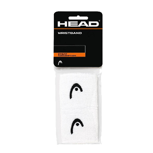 Напульсники HEAD 2,5 285050-WH, 2 шт., белые, Цвет основной Белый