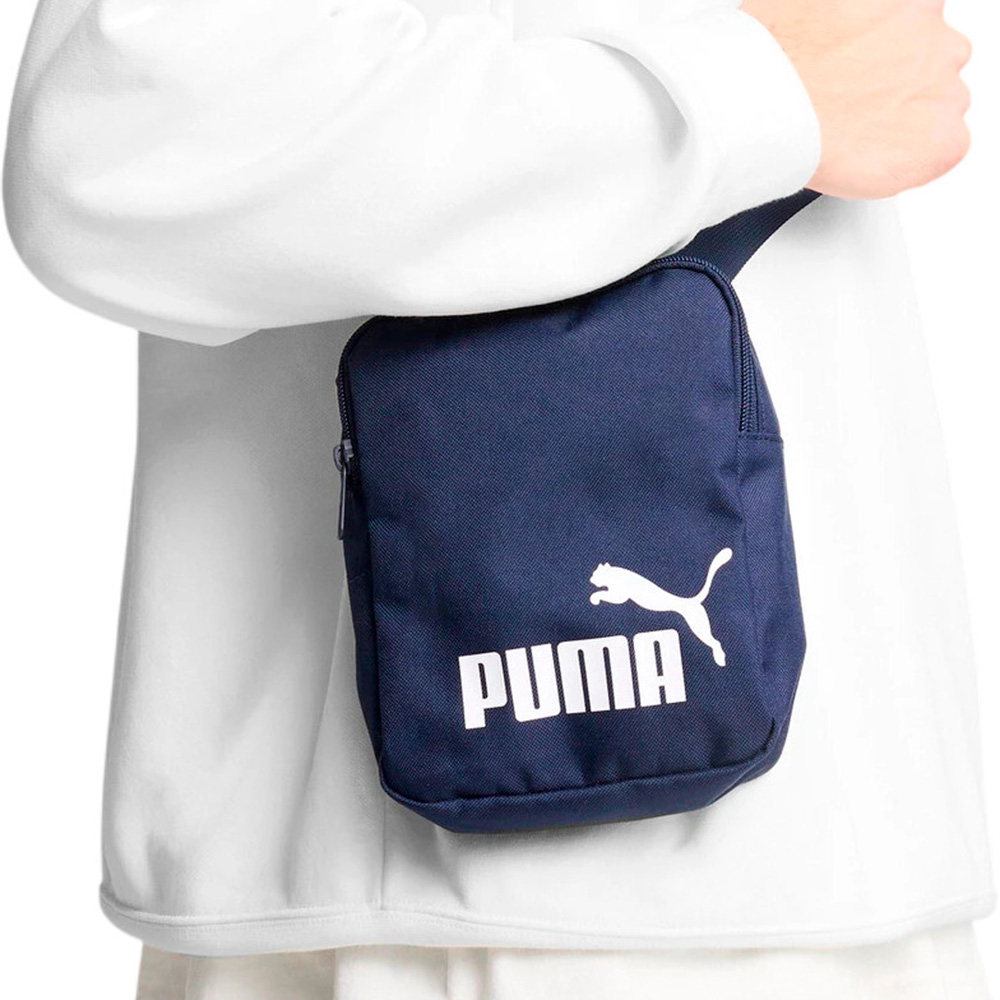 Сумка кросс-боди PUMA Phase Portable, 20х16х6см, Цвет основной Темно-синий
