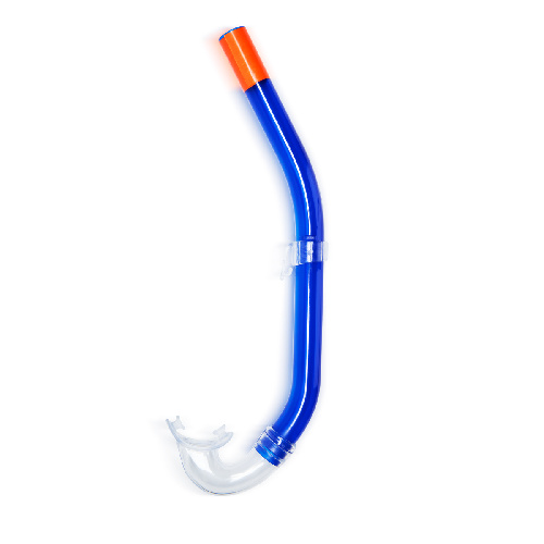 Трубка плавательная Salvas Fizzy Snorkel, размер L, Цвет основной Синий