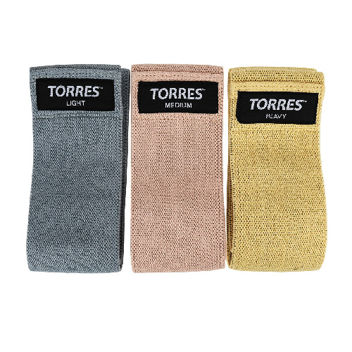 Набор эластичных петель TORRES, 3 штуки