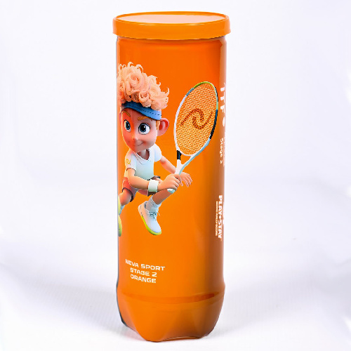 Мяч для большого тенниса NS Orange 5021005, упаковка 3 мяча,  детский