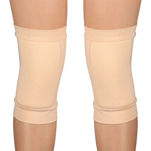 Наколенники для гимнастики и танцев INDIGO SM-113, Цвет основной Бежевый, Размер l